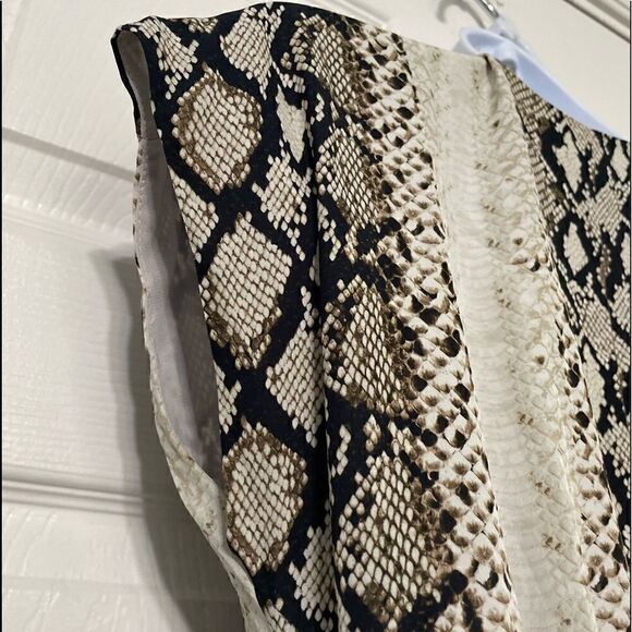 Joie Snake Print Wrap Dress in Ombre Snake Print Size XXS - Picture 7 of 10